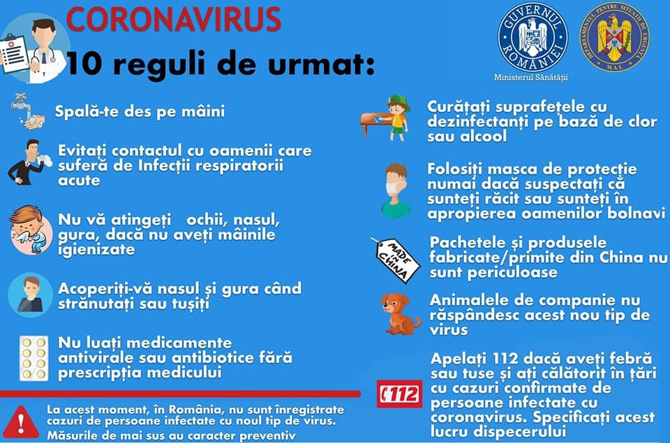 Sfaturi privind utilizarea măștilor în comunitate, în timpul îngrijirii la domiciliu și în spitale în contextul situației actuale de circulație a noului coronavirus (2019-nCoV)